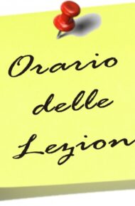 orario lezioni